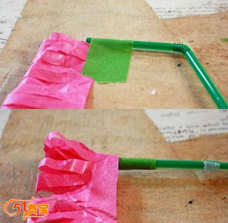 如何利用废塑料袋DIY风信子胶纸花