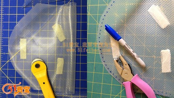 废包装塑料膜如何DIY做透明手提袋钱包
