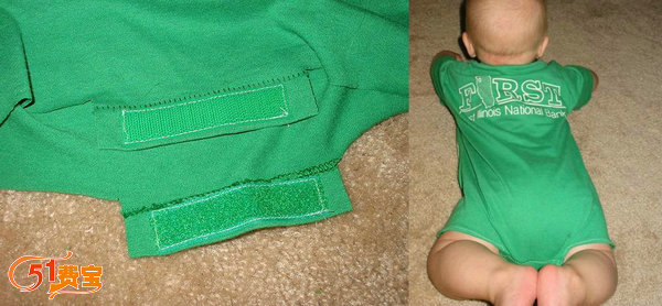 如何DIYT恤改造婴儿开裆服