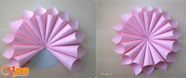 手工折纸做鲜花笔插教程图解