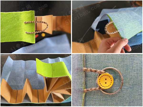 只需几步手工制作实用可摺叠书挡