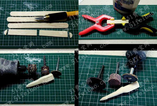如何利用废木片废竹片DIY手作X-Wing星际战机