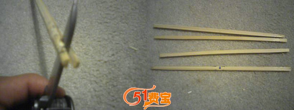 一次性筷子做杯垫和锅垫