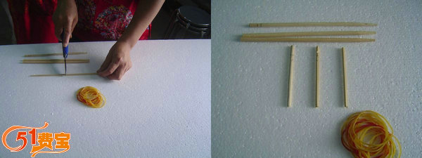 怎么利用一次性筷子制作手工手弩玩具