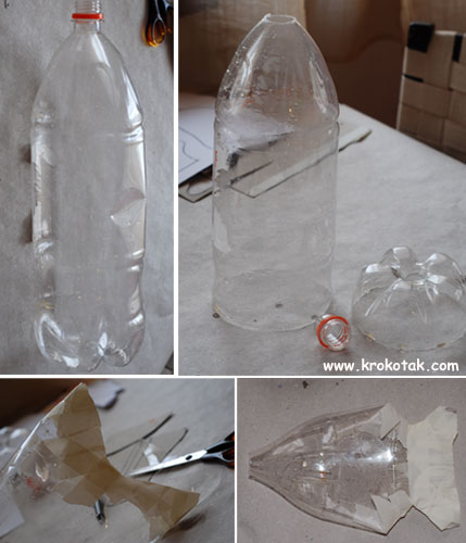 饮料瓶DIY热带鱼手工模型