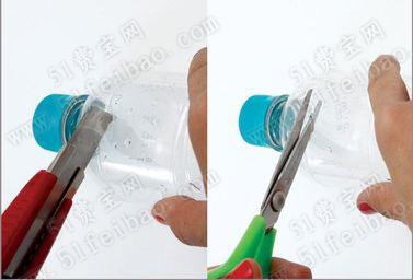 瓶装水塑料罐做好看的钥匙挂饰教程