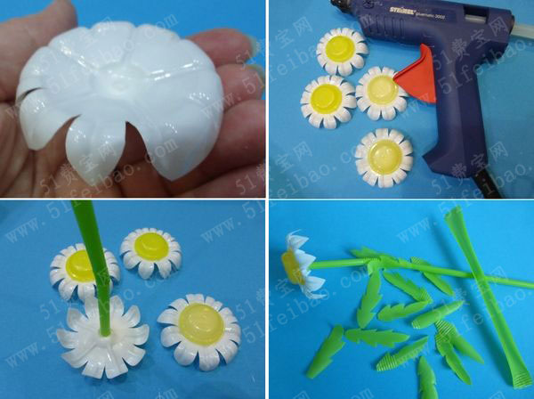 塑料瓶花朵的详细步骤图片