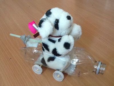 饮料瓶制作儿童科技小发明：DIY气压动力小车