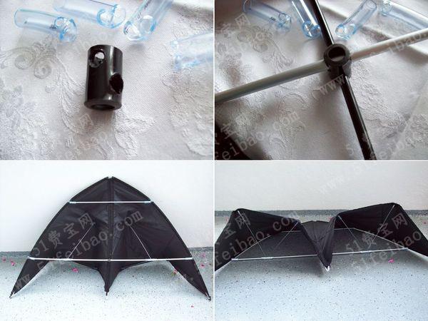 废旧雨伞DIY风筝的制作方法图解