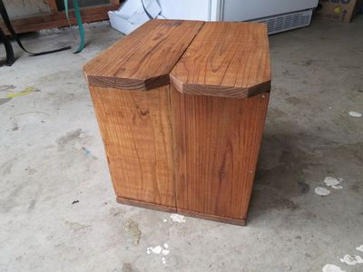 用废木板制作储物凳教程