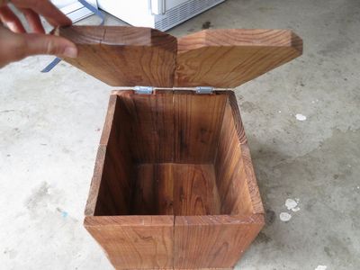 用废木板制作储物凳教程