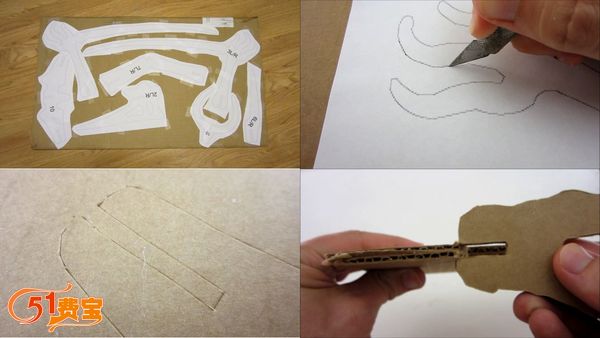 用废弃纸板箱怎么手工制作大型恐龙模型