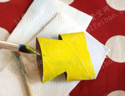 卷纸筒diy：卫生纸废旧纸筒手工制作钓鱼玩具