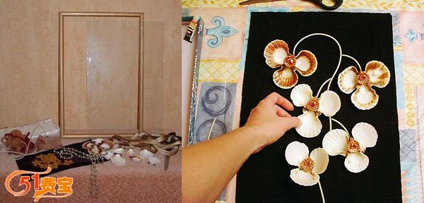 怎么利用贝壳做漂亮的装饰画