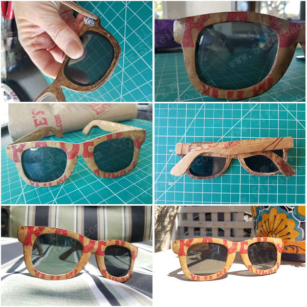 自制个性diy太阳眼镜 - 废物利用手工diy小制作 - 51费宝网(繁体版)