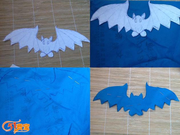 用环保袋DIY做蝙蝠侠玩具