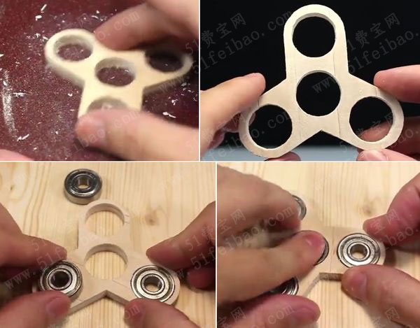 教你如何用雪糕棍棒制作指尖陀螺图解教学