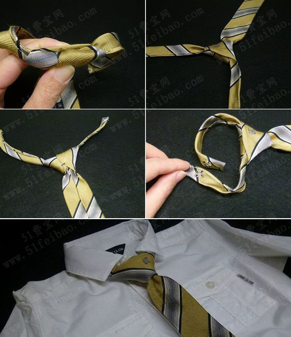 领带的制作过程图片