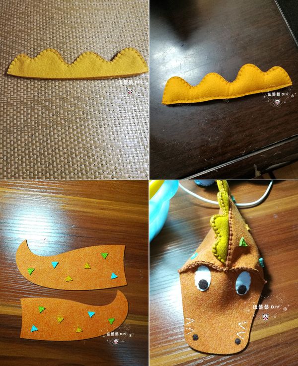 萌萌哒开学礼物不织布鳄鱼笔袋