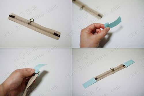 简单的布艺笔袋的缝制方法图解