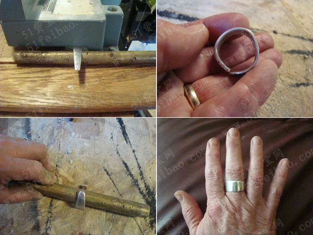 自制戒环 叉子diy金工戒指教程 - 废物利用手工diy小制作 - 51费宝网