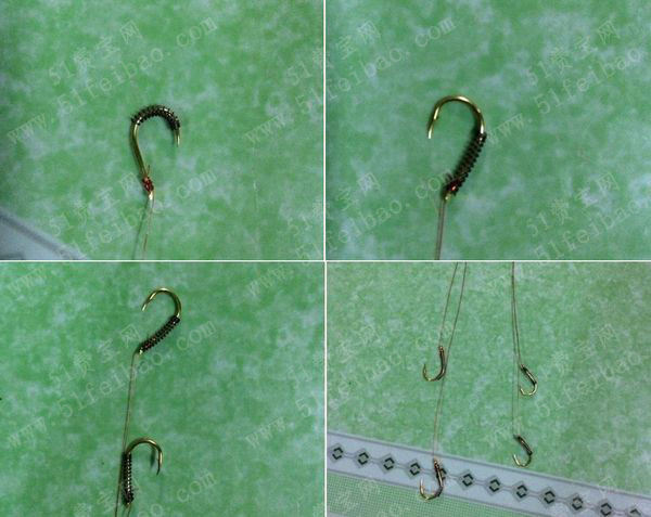 废物利用打火机弹簧diy改制弹性钓鱼钩