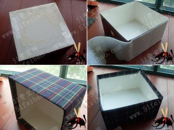怎么让生日蛋糕盒变身漂亮收纳盒