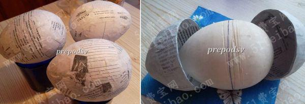 如何利用废纸DIY纸壳彩绘鸡蛋