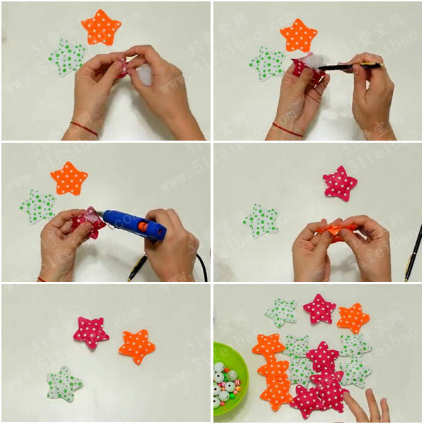 旧纸杯手工diy漂亮风铃挂饰图解教程