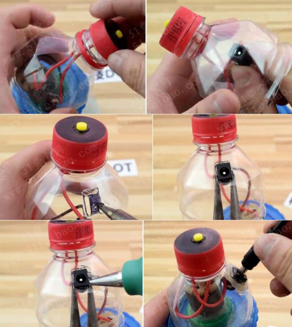 环保自制电动搅拌杯diy方法图解 - 废物利用手工diy小制作 - 51费宝网