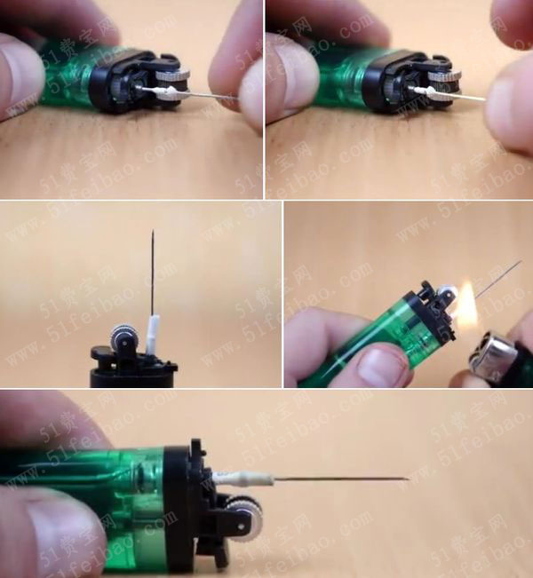 打火机改造科学小制作diy塑性加工神器