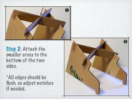 如何利用快递纸盒做笔记本散热架