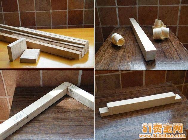 废旧木头回收diy：现实版投石机模型制作教程