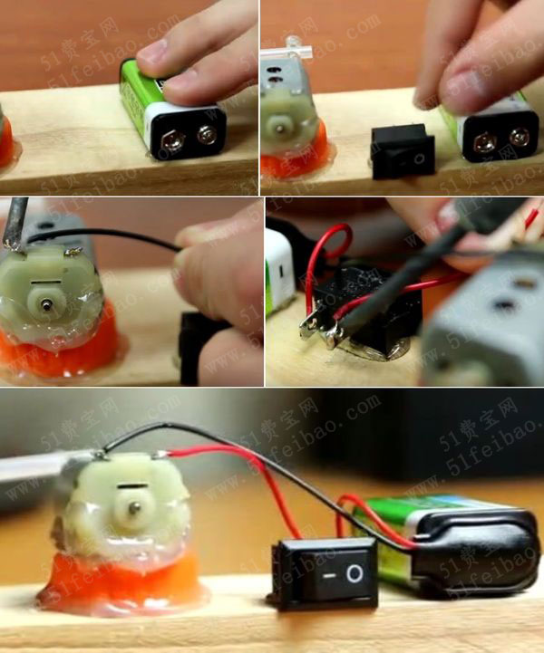 如何变废为宝自制小型鱼缸氧气泵教程 - 废物利用手工diy小制作 - 51