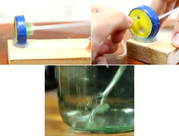 如何变废为宝自制小型鱼缸氧气泵教程 - 废物利用手工diy小制作 - 51