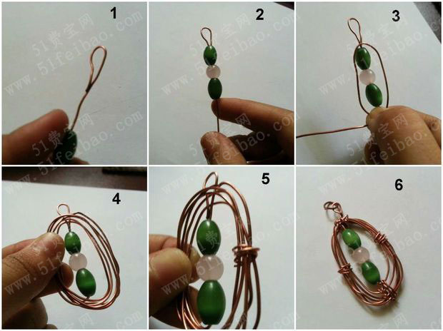 金属丝编织入门小制作九个小挂件基础教程