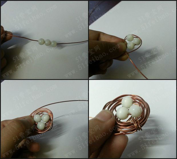 金属丝编织入门小制作九个小挂件基础教程