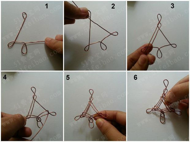金属丝编织入门小制作九个小挂件基础教程