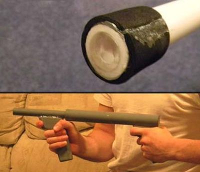 怎么用PVC水管自制气压水枪