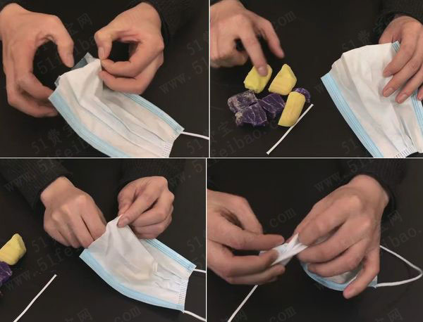 废口罩diy马桶去污除臭除味包