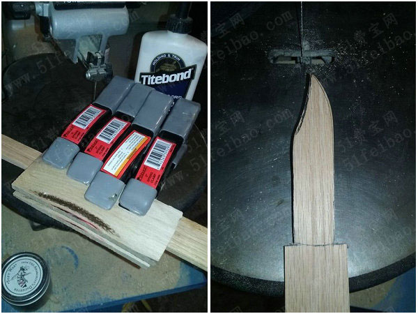 自制男孩礼物木头小刀方法