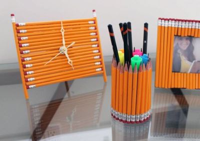如何使用铅笔改造出时尚文具用品
