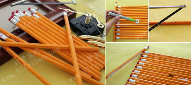 如何使用铅笔改造出时尚文具用品
