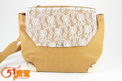 51费宝网：用蕾丝布改造做淑女包包