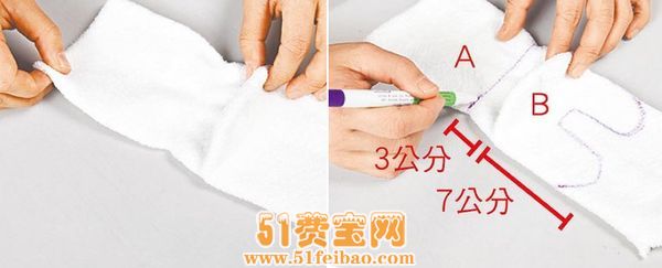 用袜子手缝做纯白色可爱小狗