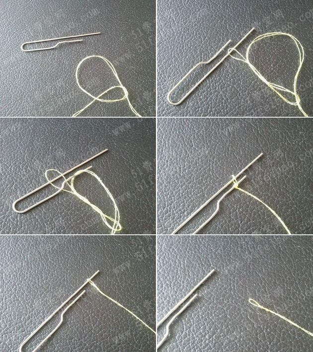 渔具diy自制主线子线打结器