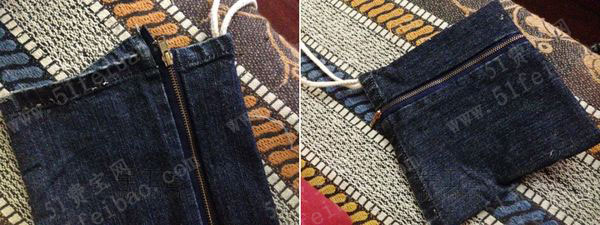 旧裤子改造小制作钱包怎么做？