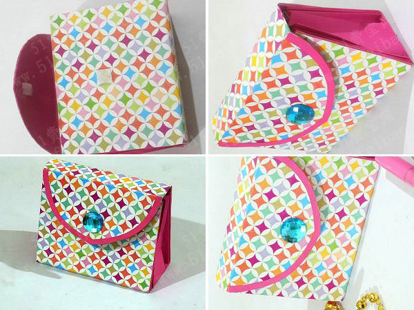 旧纸盒变身diy儿童手拎包包