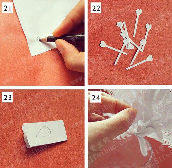 教你如何做剪纸立体孔雀