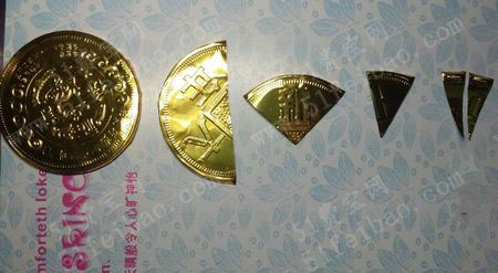 金币巧克力包装纸diy黄金玫瑰花